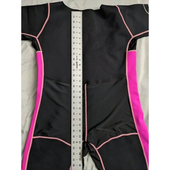 Ka’oir Fitness Body Sweat Suit Black Pink Wet Suit Womens Size XL/XXL - Picture 6 of 10